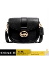 กระเป๋าสะพายข้าง COACH C3241 GEORGIE SADDLE BAG (IMBLK)