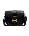 กระเป๋าสะพายข้าง COACH C3241 GEORGIE SADDLE BAG (IMBLK)