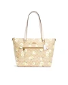 กระเป๋าสะพายไหล่ COACH C3252 GALLERY TOTE IN SIGNATURE CANVAS WITH DAISY PRINT (IMOTV)