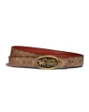 เข็มขัด COACH C3271 HORSE AND CARRIAGE MEDALLION BUCKLE REVERSIBLE BELT, 20mm (B4SGUXS)