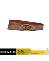 เข็มขัด COACH C3271 HORSE AND CARRIAGE MEDALLION BUCKLE REVERSIBLE BELT, 20mm (B4SGUXS)