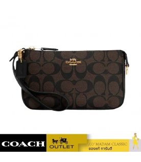 กระเป๋าสตางค์คล้องมือ COACH C3308 NOLITA 19 IN SIGNATURE CANVAS (IMAA8)