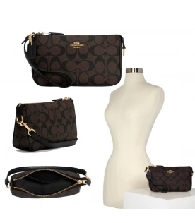กระเป๋าสตางค์คล้องมือ COACH C3308 NOLITA 19 IN SIGNATURE CANVAS (IMAA8)