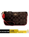 กระเป๋าสตางค์คล้องมือ COACH C3308 NOLITA 19 IN SIGNATURE CANVAS (IMRVQ)