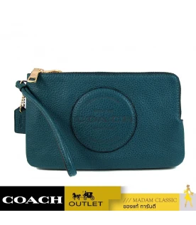 COACH C3319 DEMPSEY DOUBLE ZIP WALLET WITH PATCH (IMSE1)