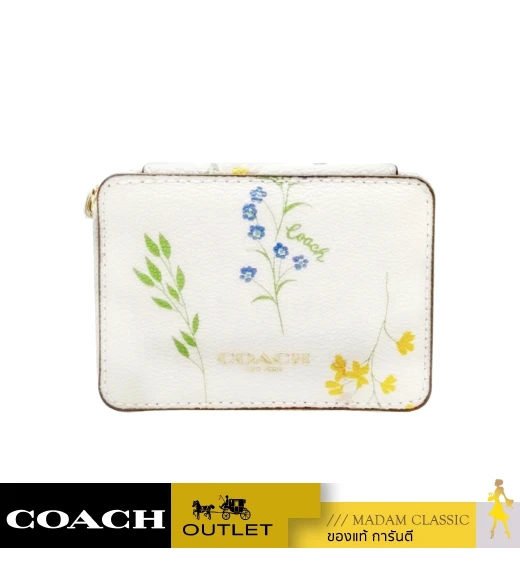 กระเป๋า COACH C3364 TRIPLE PILL BOX WITH SPACED WILDFLOWER PRINT (IMCAH)