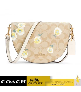 กระเป๋าสะพายข้าง COACH C3597 ELLEN CROSSBODY IN SIGNATURE CANVAS WITH DAISY PRINT (IMOTV)