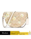 กระเป๋าสะพายข้าง COACH C3597 ELLEN CROSSBODY IN SIGNATURE CANVAS WITH DAISY PRINT (IMOTV)