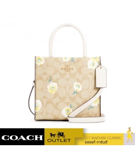 กระเป๋าสะพายข้าง COACH C3599 MINI CALLY CROSSBODY IN SIGNATURE CANVAS WITH DAISY PRINT (IMOTV)