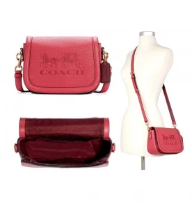 COACH C4058 SADDLE BAG WITH HORSE AND CARRIAGE (IMSQO)