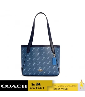 กระเป๋าสะพายไหล่ COACH C4060 HORSE AND CARRIAGE TOTE 27 WITH HORSE AND CARRIAGE DOT PRINT (IMDEN)