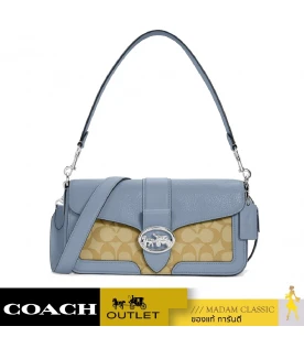 กระเป๋าสะพายข้าง COACH C4067 GEORGIE SHOULDER BAG IN SIGNATURE CANVAS (SVTVS)