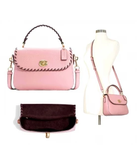 COACH C4107 MARLIE TOP HANDLE SATCHEL WITH WHIPSTITCH (IMSQH)