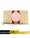 กระเป๋าสตางค์คล้องมือ COACH C4110 DEMPSEY LARGE PHONE WALLET IN SIGNATURE JACQUARD WITH STRIPE AND COACH PATCH (IMSQ9)