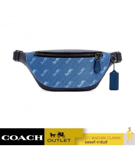 กระเป๋าคาดอก COACH C4138 WARREN MINI BELT BAG WITH HORSE AND CARRIAGE DOT PRINT (QBSP4)