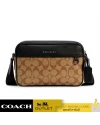 กระเป๋าสะพายข้างผู้ชาย COACH C4149 GRAHAM CROSSBODY IN SIGNATURE CANVAS (QBKHA)