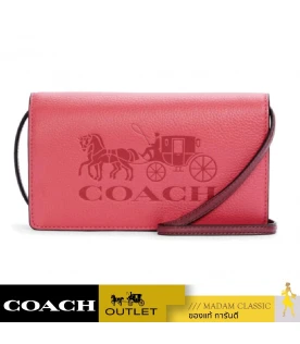 กระเป๋าสะพายข้าง COACH C4209 ANNA FOLDOVER CROSSBODY CLUTCH WITH HORSE AND CARRIAGE (IMSQO)