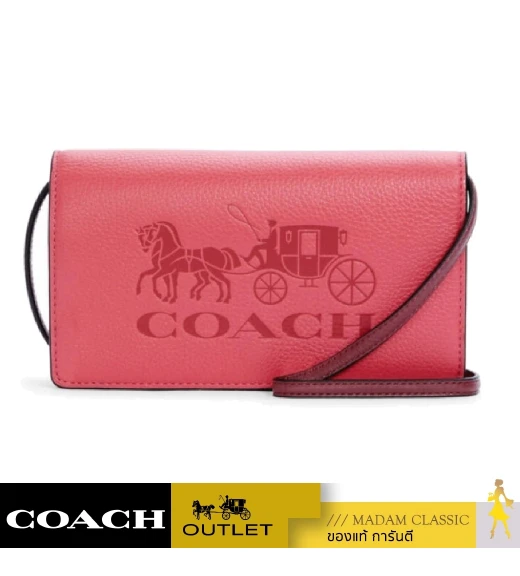 กระเป๋าสะพายข้าง COACH C4209 ANNA FOLDOVER CROSSBODY CLUTCH WITH HORSE AND CARRIAGE (IMSQO)