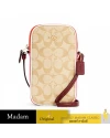 กระเป๋าสะพายข้าง COACH C4213 NORTH/SOUTH ZIP CROSSBODY IN COLORBLOCK SIGNATURE CANVAS (IMSQ0)