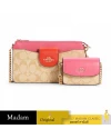 กระเป๋าสะพายข้าง COACH C4215 POPPY CROSSBODY IN COLORBLOCK SIGNATURE CANVAS (IMSQ0)