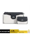 กระเป๋าสะพายข้าง COACH C4215 POPPY CROSSBODY IN COLORBLOCK SIGNATURE CANVAS (SVSPY)