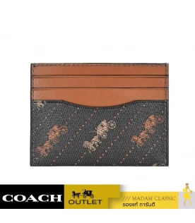 กระเป๋าใส่การ์ด COACH C4287 SLIM ID CARD CASE WITH HORSE AND CARRIAGE DOT PRINT (QBM2)