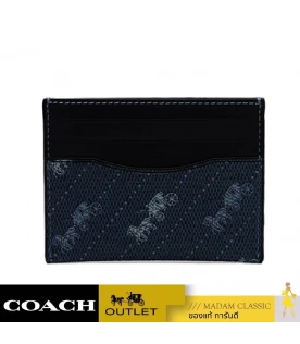 กระเป๋าใส่บัตร COACH C4287 SLIM ID CARD CASE WITH HORSE AND CARRIAGE DOT PRINT (QBSP4)