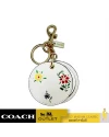 พวงกุญแจ COACH C4302 MIRROR BAG CHARM WITH SPACED WILD MEADOW PRINT (IMCAH)