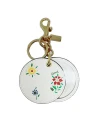 พวงกุญแจ COACH C4302 MIRROR BAG CHARM WITH SPACED WILD MEADOW PRINT (IMCAH)