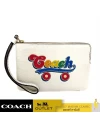 กระเป๋าคล้องมือ COACH C4573 CORNER ZIP WRISTLET WITH RAINBOW ROLLER SKATE GRAPHIC (IMCAH)