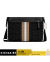 กระเป๋าสะพายข้าง COACH C5291 THOMPSON CROSSBODY IN SIGNATURE JACQUARD WITH VARSITY STRIPE (QBT14)