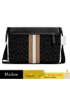 กระเป๋าสะพายข้าง COACH C5291 THOMPSON CROSSBODY IN SIGNATURE JACQUARD WITH VARSITY STRIPE (QBT14)