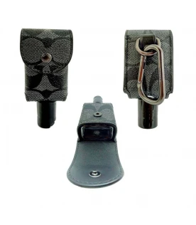 พวงกุญแจ COACH C5593 HAND SANITIZER HOLDER IN SIGNATURE CANVAS (QBO4G)