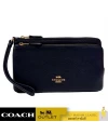 กระเป๋าสตางค์คล้องมือ COACH C5610 DOUBLE ZIP WALLET (IMMID)