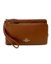 กระเป๋าสตางค์คล้องมือ COACH C5610 DOUBLE ZIP WALLET (IMR1W)