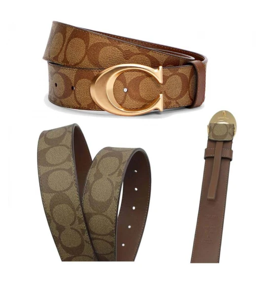 เข็มขัด COACH C5715 SIGNATURE BUCKLE BELT, 38 MM (IMBDXL)