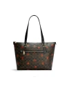 กระเป๋าสะพายข้าง COACH C5803 Gallery Tote In Signature Canvas With Pop Floral Print (IMOSN)