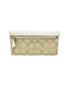 กระเป๋าสตางค์ COACH C5966 SLIM TRIFOLD WALLET IN SIGNATURE CANVAS (IMDQC)