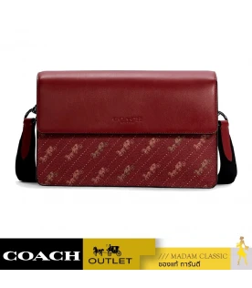 กระเป๋าสะพายข้าง COACH C6585 TURNER FLAP CROSSBODY WITH HORSE AND CARRIAGE DOT PRINT (QBTH9)