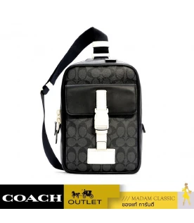 กระเป๋าคาดอก COACH C6645 TRACK PACK IN SIGNATURE CANVAS (QBTHW)