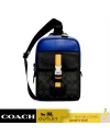 กระเป๋าคาดอก COACH C6646 TRACK PACK IN COLORBLOCK SIGNATURE CANVAS (QBTIM)