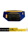 กระเป๋าคาดอก คาดเอว COACH C6652 TRACK BELT BAG IN COLORBLOCK SIGNATURE CANVAS (QBTIM)