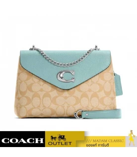 กระเป๋าสะพาย COACH C6784 TAMMIE SHOULDER BAG IN SIGNATURE CANVA (SVU0F)