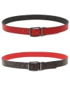 เข็มขัด COACH C6812 BOXED PLAQUE AND HARNESS BUCKLE CUT TO SIZE REVERSIBLE BELT, 38 MM (QBTKA) เข็มขัด COACH C6812 BOXED PLAQUE AND HARNESS BUCKLE CUT TO SIZE REVERSIBLE BELT, 38 MM (QBTKA)