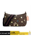 กระเป๋าสะพายข้าง COACH C6823 JES BAGUETTE IN SIGNATURE CANVAS WITH VINTAGE MINI ROSE PRINT (IMOSN)