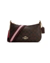 กระเป๋าสะพายข้าง COACH C6825 JES BAGUETTE IN BLOCKED SIGNATURE CANVAS (IMTNX)