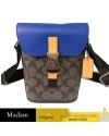 กระเป๋าสะพาย COACH C6845 TRACK SMALL FLAP CROSSBODY IN COLORBLOCK SIGNATURE CANVAS (QBPEM) กระเป๋าสะพาย COACH C6845 TRACK SMALL FLAP CROSSBODY IN COLORBLOCK SIGNATURE CANVAS (QBPEM)