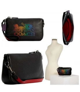 กระเป๋าคล้องมือ COACH C6902 NOLITA 19 WITH HORSE AND CARRIAGE (QBM2)