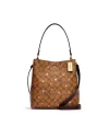 กระเป๋าสะพายข้าง COACH C6923 TOWN BUCKET BAG IN SIGNATURE CANVAS WITH DISCO STAR PRINT (IME7V)