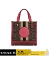 กระเป๋าสะพาย COACH C7083 DEMPSEY TOTE 22 IN SIGNATURE JACQUARD WITH STRIPE AND COACH PATCH (IMTN8)